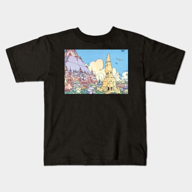 Moebius - Jean Giraud Kids T-Shirt by QualityArtFirst